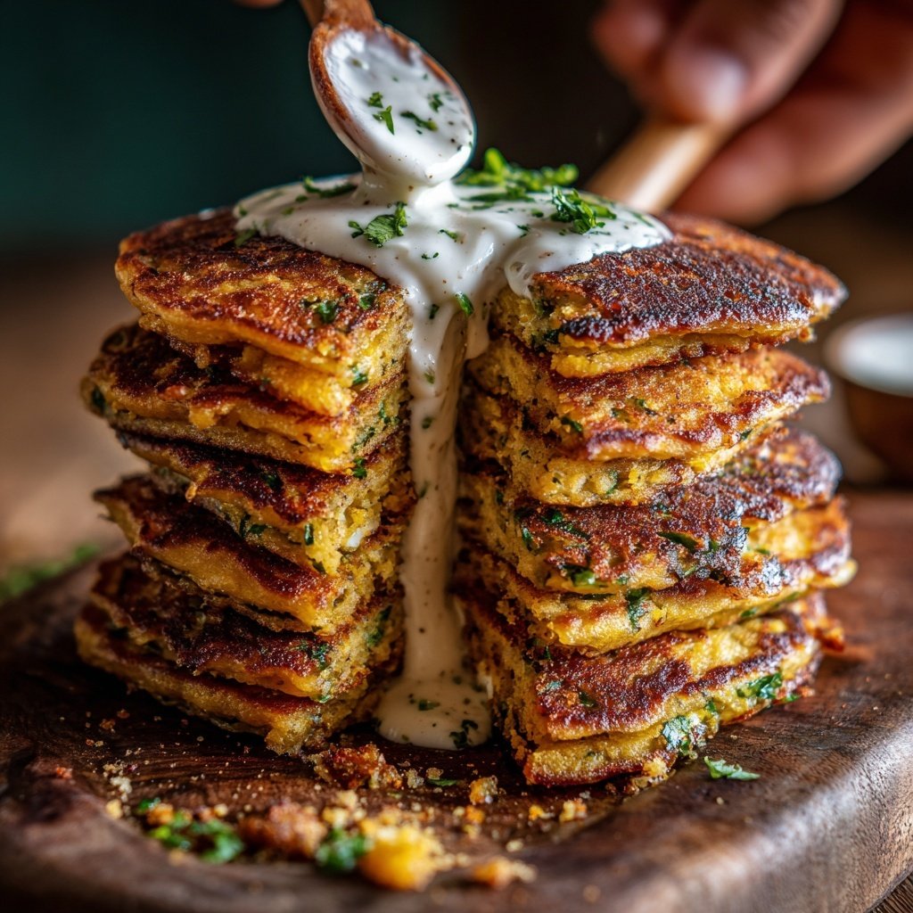 Savory Chickpea Flour Pancakes
