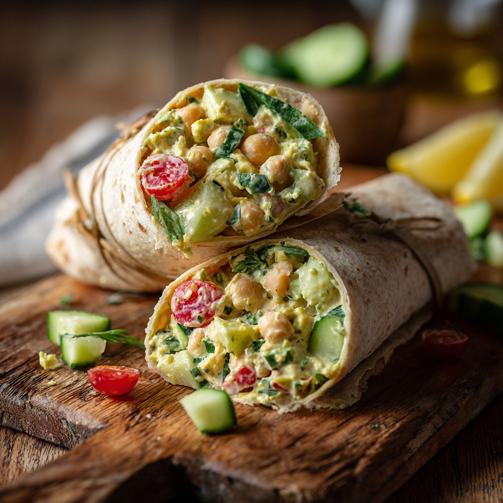 Trader Joe's Chickpea Salad Wrap