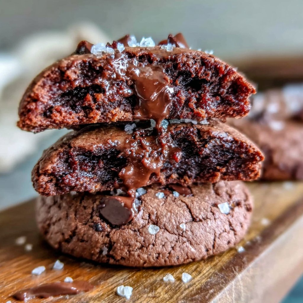 Double Chocolate Brownie Cookies