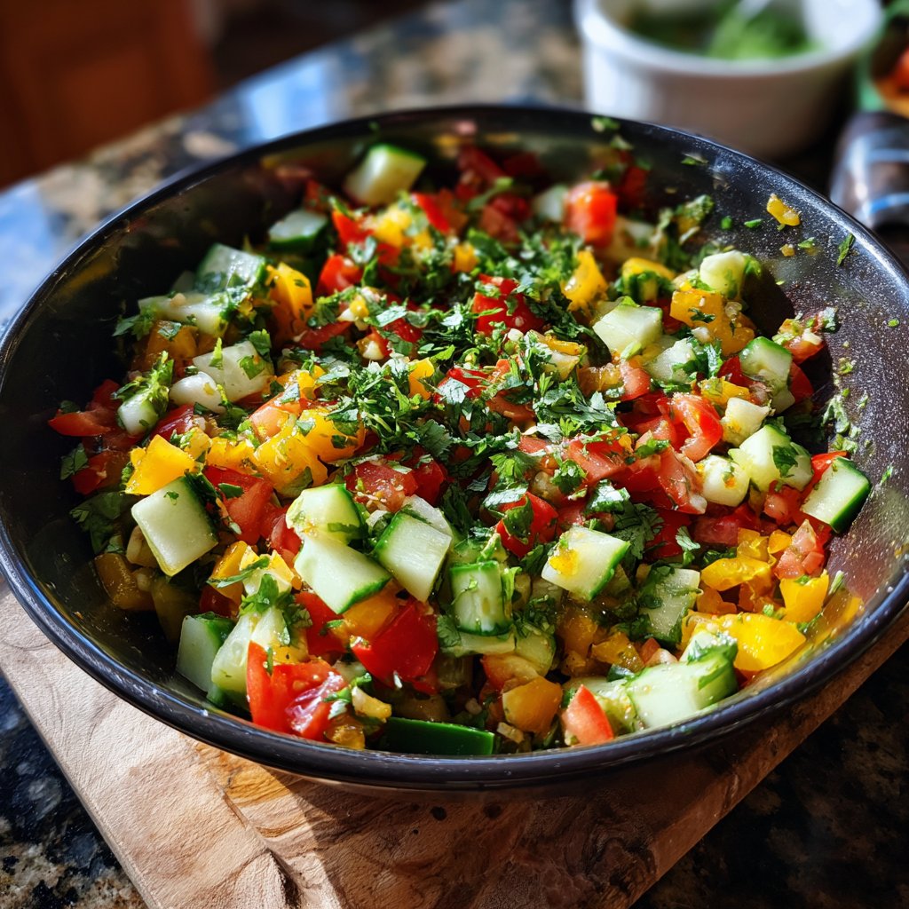 Zesty Cucumber Taco Salad