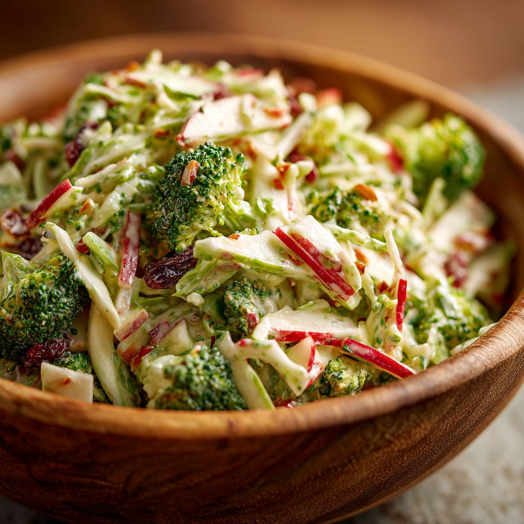 Broccoli Apple Coleslaw Twist