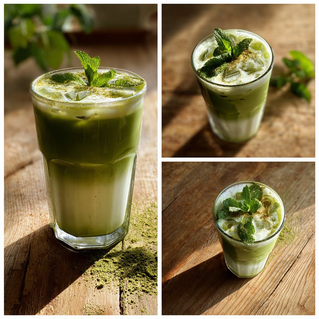 Matcha Mint Iced Latte